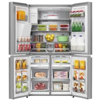 Frigider Hisense RQ760N4SASE cu congelator jos 584 l / 178.5 cm / Inox photo 3