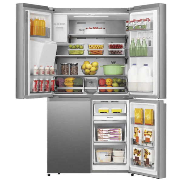 Frigider Hisense RQ760N4SASE cu congelator jos 584 l / 178.5 cm / Inox photo 7
