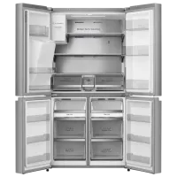 Frigider Hisense RQ760N4SASE cu congelator jos 584 l / 178.5 cm / Inox photo 8