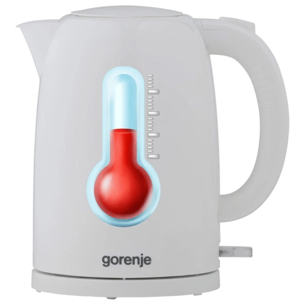Электрочайник Gorenje K17W 1.7л / Скрытый / Белый photo 5