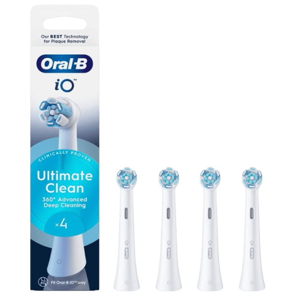 Насадка для электрощеток Oral-B iO Ultimate Clean Для взрослых / Белый photo 1