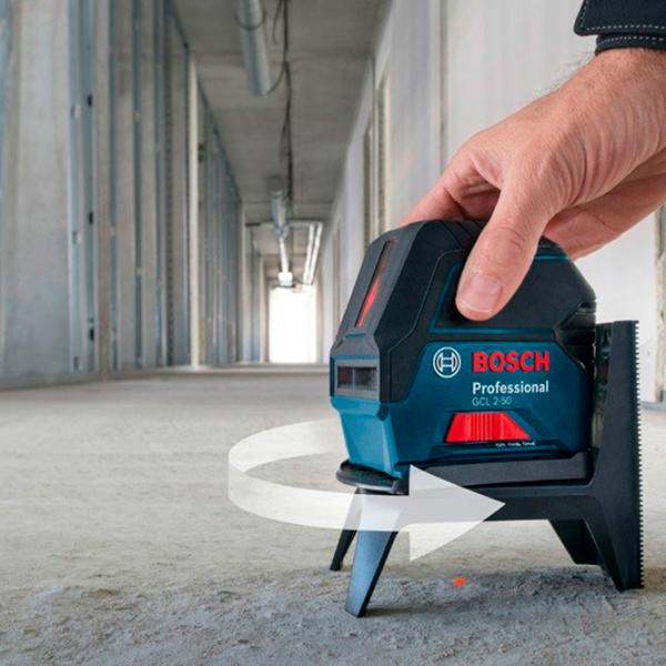 Лазерный нивелир Bosch GCL2-50 Линейный / Аккумулятор photo 2