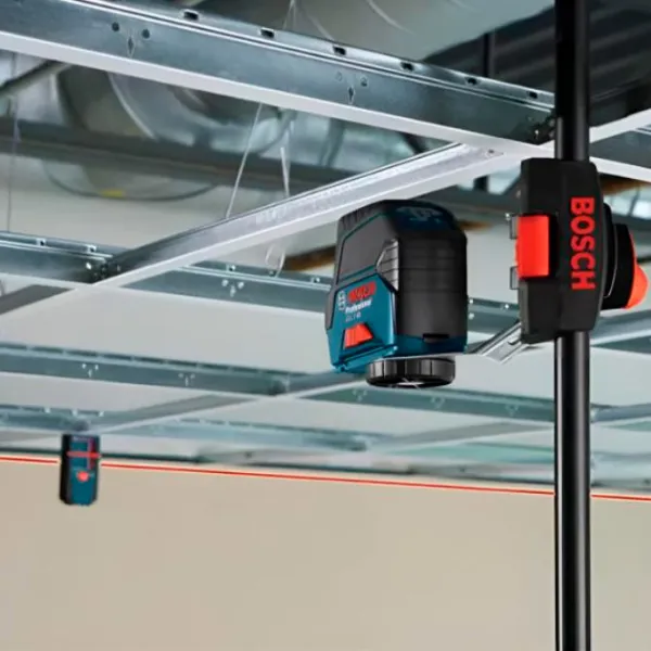 Лазерный нивелир Bosch GCL2-50 Линейный / Аккумулятор photo 4