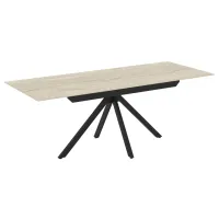 Кухонный стол раскладной Magnus Perla Спеченный камень/ Travertine photo 2