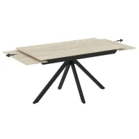 Кухонный стол раскладной Magnus Perla Спеченный камень/ Travertine photo 3