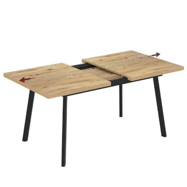 Masă de bucătărie extensibilă Magnus Lini MDF/ Rivoli photo 2
