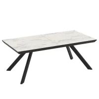Masă de bucătărie extensibilă Magnus Corin MDF/ Marmo