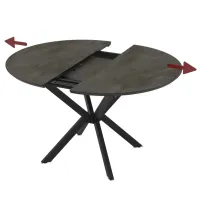 Masă de bucătărie extensibilă Magnus Dobok MDF/ Irony photo 2