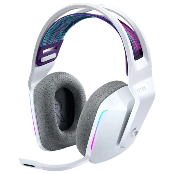 Căști Logitech G733 White Fără fir/ Gaming photo 1