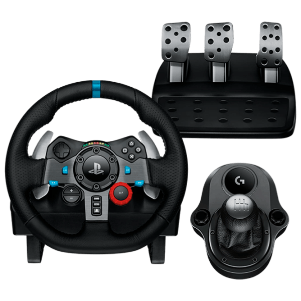 Руль Logitech Driving Force Racing G29 + Driving Force Shifter F Проводная / 21 buttons / Черный photo 1