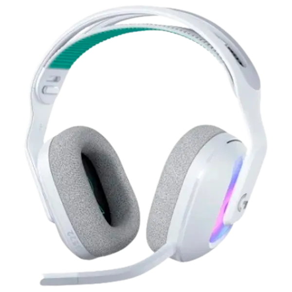 Наушники Logitech G522 Зелёный Белый Беспроводные/ Игровой photo 1