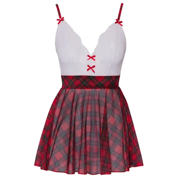 Set lengerie Cottelli Schoolgirl Plaid (M) Red photo 6
