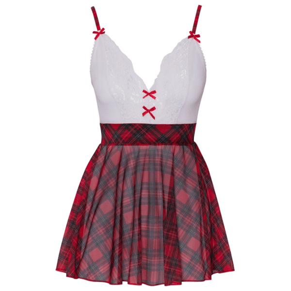 Set lengerie Cottelli Schoolgirl Plaid (M) Red photo 6
