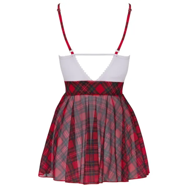 Set lengerie Cottelli Schoolgirl Plaid (M) Red photo 7
