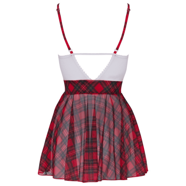 Set lengerie Cottelli Schoolgirl Plaid (M) Red photo 7