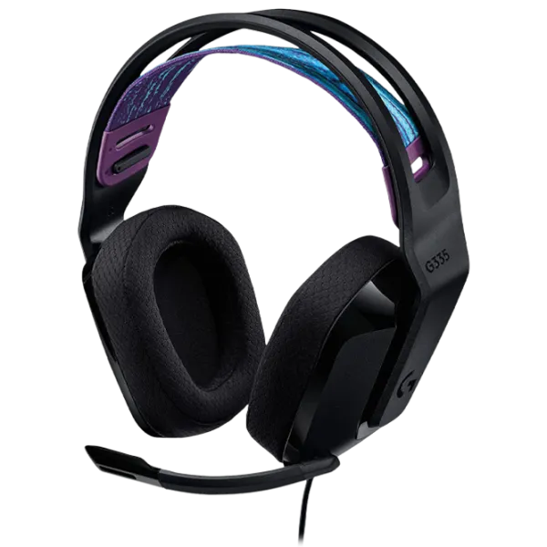 Căști Logitech G335 Black Cu fir/ Gaming photo 1