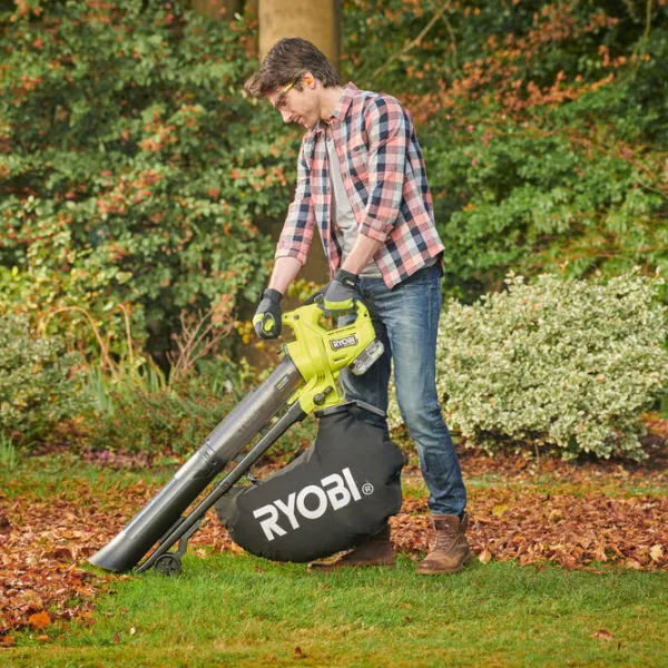 Suflantă de frunze Ryobi RY18BVXA-0  / Green photo 3