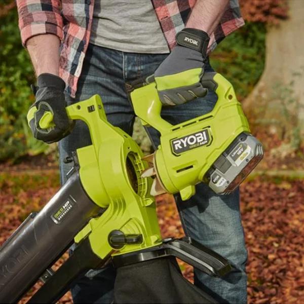 Suflantă de frunze Ryobi RY18BVXA-0  / Green photo 6