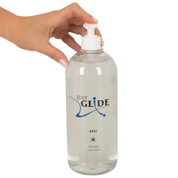 Смазка Just Glide Anal 1л/ Без запаха / Прозрачный photo 4