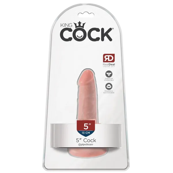 Дилдо King Cock 5" Cock (14 см) / Бежевый photo 1