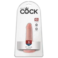 Дилдо King Cock 5" Cock (14 см) / Бежевый