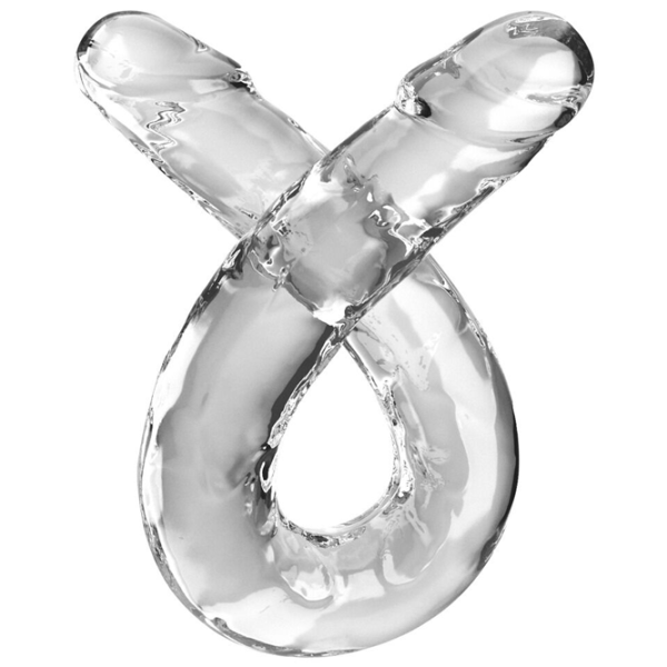 Dildo King Cock Clear 18" Double (46 cm) / Transparent photo 3