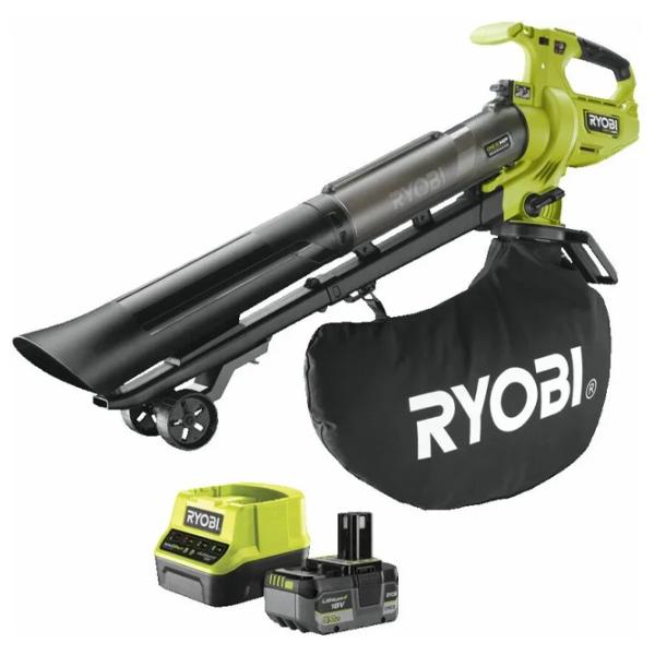 Воздуходувка Ryobi RY18BVXA-150  / Зеленый photo 1