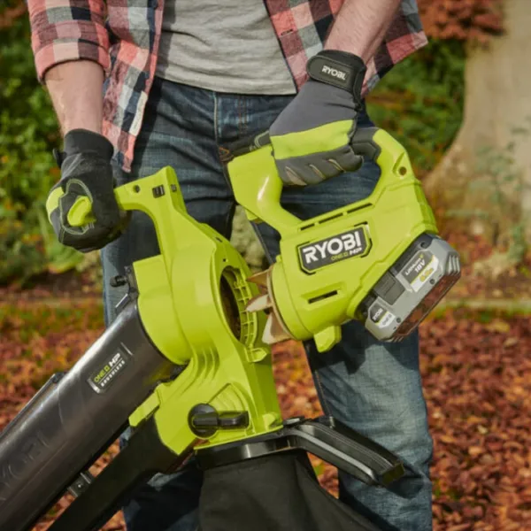 Воздуходувка Ryobi RY18BVXA-150  / Зеленый photo 2