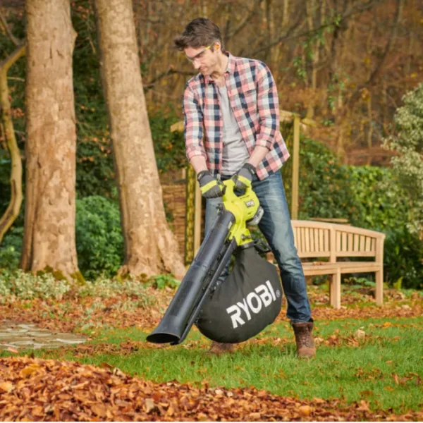 Воздуходувка Ryobi RY18BVXA-150  / Зеленый photo 4