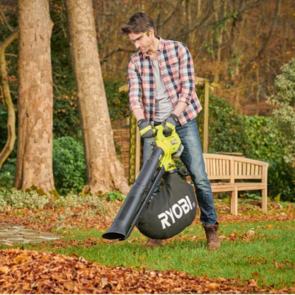 Воздуходувка Ryobi RY18BVXA-150  / Зеленый photo 4