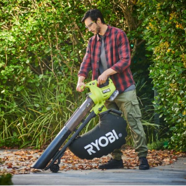 Воздуходувка Ryobi RY18BVXA-150  / Зеленый photo 6