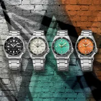 Ceas de mână pentru bărbați Seiko SRPK33K1 Mecanic / 38 mm photo 5