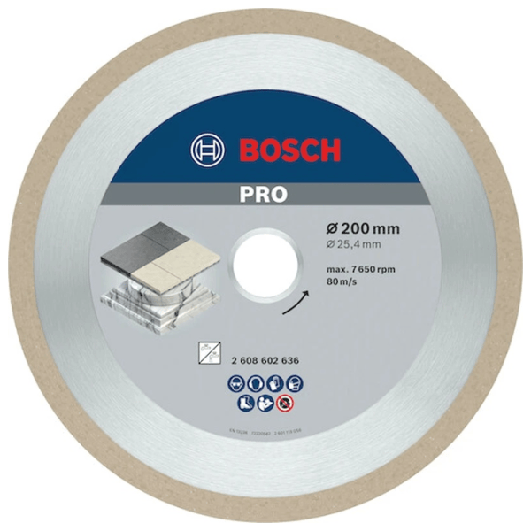 Диск алмазный сплошной Bosch 2608602636  photo 1