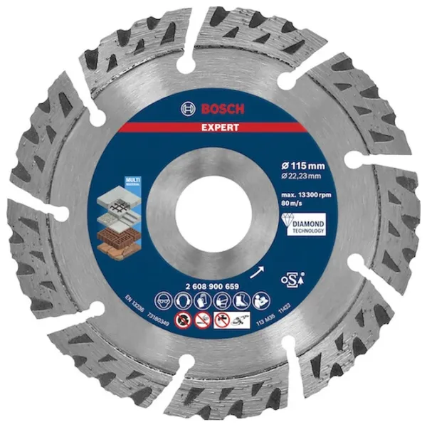 Диск алмазный сплошной Bosch 2608900659  photo 1