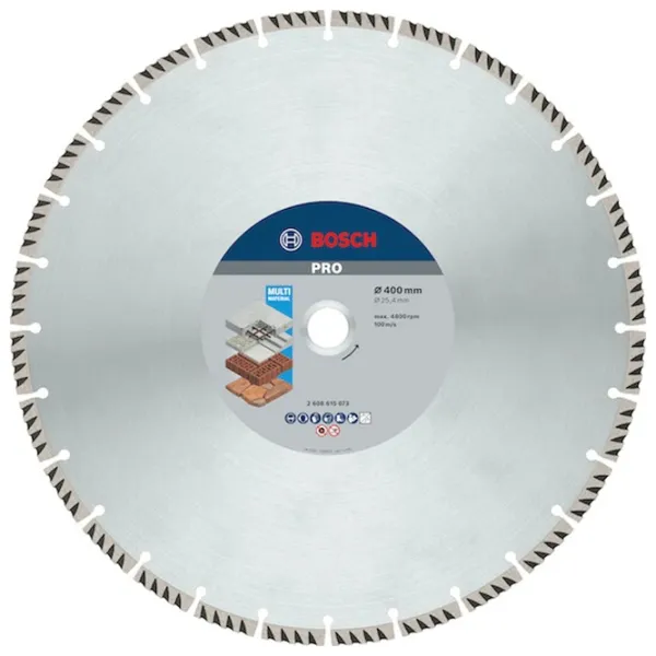 Алмазный отрезной диск Bosch 2608615073  photo 1