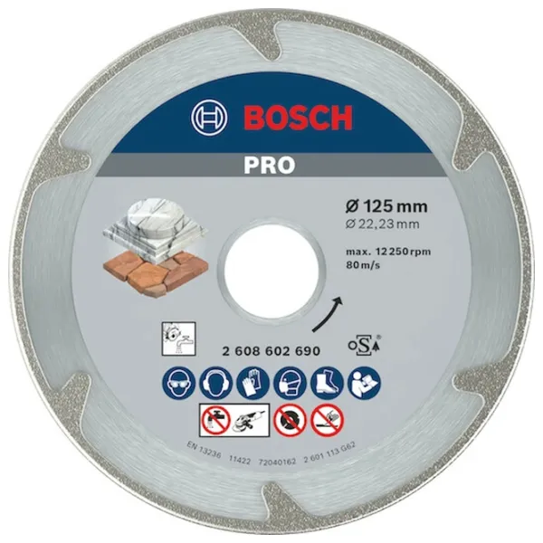 Алмазный отрезной диск Bosch 2608602690  photo 1