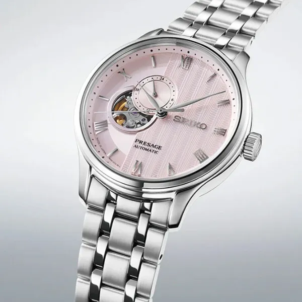 Ceas de mână pentru bărbați Seiko SSA465J1 Mecanic / 42 mm photo 2