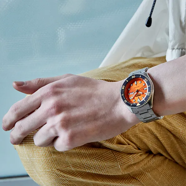 Ceas de mână pentru bărbați Seiko SRPD59K1 Mecanic / 43 mm photo 4