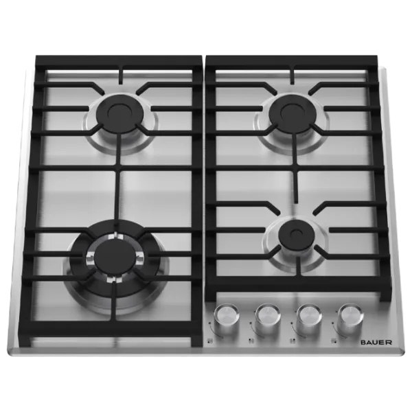 Plită încorporabilă pe gaz Bauer Nirvana 6L4GT FFD IX Inox / Inox photo 1