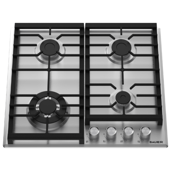 Plită încorporabilă pe gaz Bauer Nirvana 6L4GT FFD IX Inox / Inox photo 1