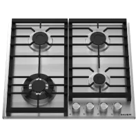 Plită încorporabilă pe gaz Bauer Nirvana 6L4GT FFD IX Inox / Inox