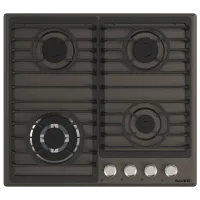 Plită încorporabilă pe gaz Bauer Oligark 6L4GT FFD MIX Inox / Brown photo 3