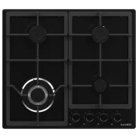 Plită încorporabilă pe gaz Bauer Rio 6L4GT FFD MBL Inox / Black photo 2