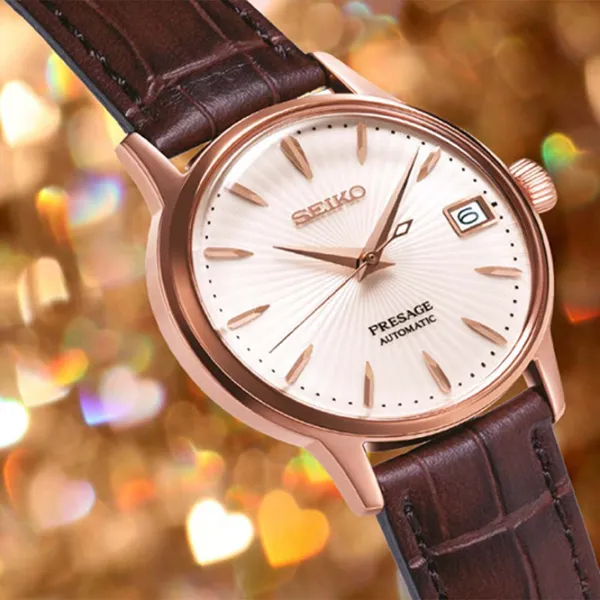 Ceas de mână pentru femei Seiko SRP852J1 Mecanic / 34 mm photo 3