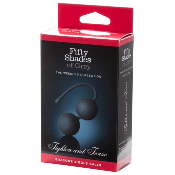 Bile vaginale Fifty Shades of Grey Tighten and Tense Silicone Jiggle Balls (2bile) Black photo 1