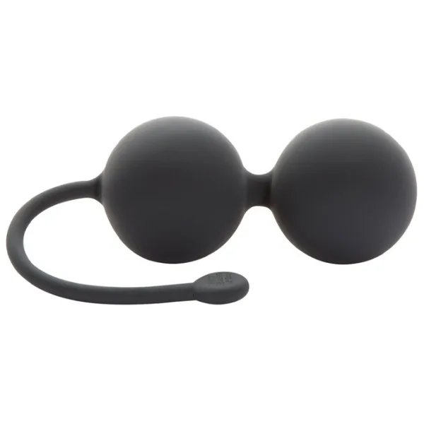 Bile vaginale Fifty Shades of Grey Tighten and Tense Silicone Jiggle Balls (2bile) Black photo 3