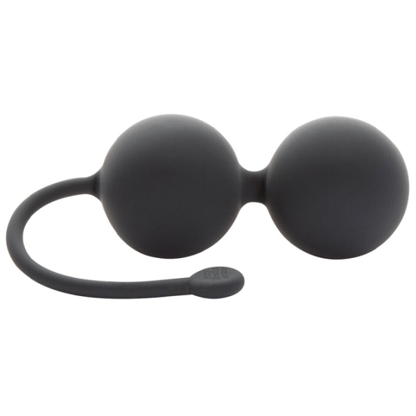 Bile vaginale Fifty Shades of Grey Tighten and Tense Silicone Jiggle Balls (2bile) Black photo 3