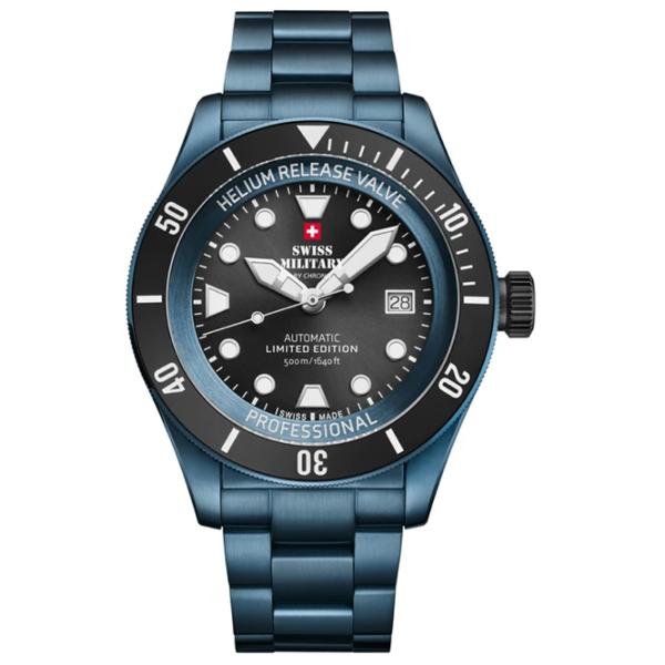 Ceas de mână pentru bărbați Swiss Military SMA34075.10 Mecanic / 44 mm photo 1