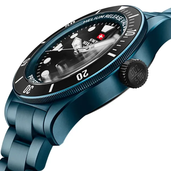 Ceas de mână pentru bărbați Swiss Military SMA34075.10 Mecanic / 44 mm photo 3