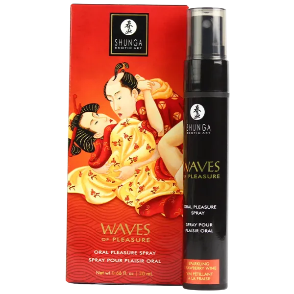 Spray Shunga Waves of Pleasure 0.02l/ Strawberry/ Red photo 1